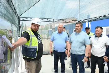Облыс әкімі білім ордаларындағы құрылыс жұмыстарын көрді