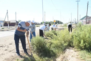 Қазалыда «Таза Қазақстан» акциясы аясында сенбілік өтті