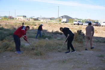 Шиеліде «Таза Қазақстан» акциясы аясында жалпыаудандық сенбілік өтті