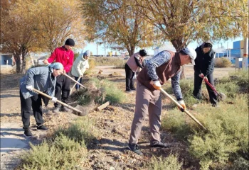 «Таза Қазақстан»: Ауданда кең көлемді сенбілік жұмыстары өтті