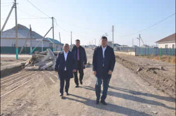 Шиеліде жол жөндеу жұмыстарының сапасы тексерілді